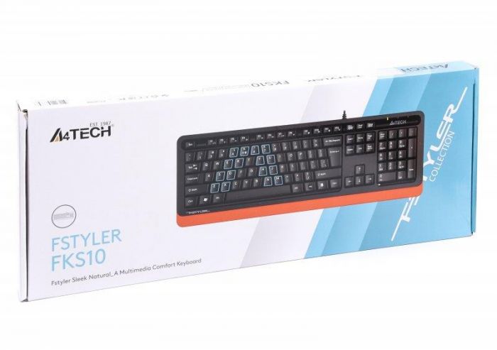 Клавіатура A4Tech Fstyler FKS10 Orange