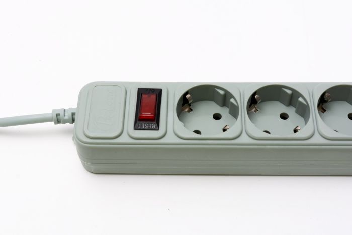 Фільтр живлення ProLogix (PRS-050P5-45G) 2.2 кВт, 5 розеток, 4.5 м, сірий