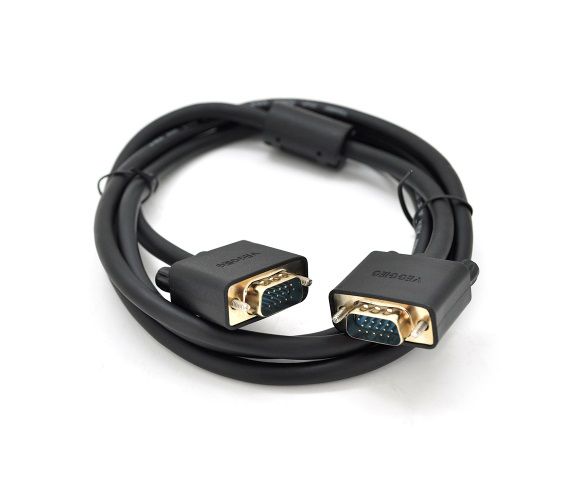 Кабель Veggieg VGA - VGA (M/M), 1.5 м, Black (YT-VGA(M)/(M)3+6VG-1.5/19693)