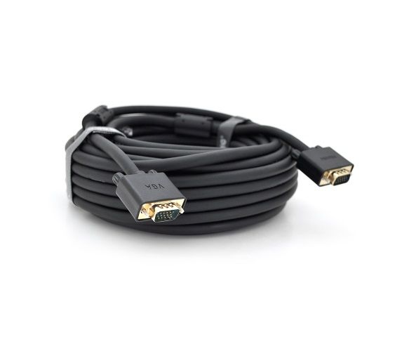 Кабель Veggieg VGA - VGA (M/M), 15 м, Black (YT-VGA(M)/(M)3+6VG-15/19697) пакет