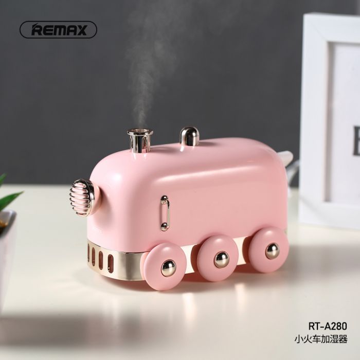 Зволожувач повітря Remax RT-A280 Mini Train, рожевий (6954851232575)