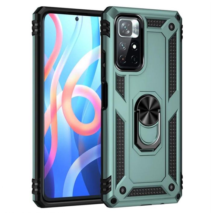 Чохол-накладка BeCover Military для Xiaomi Poco M4 Pro 5G Dark Green (707123)