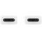 Кабель Samsung USB Type-C - USB Type-C (M/M), 1 м, White (EP-DA705BWRGRU)