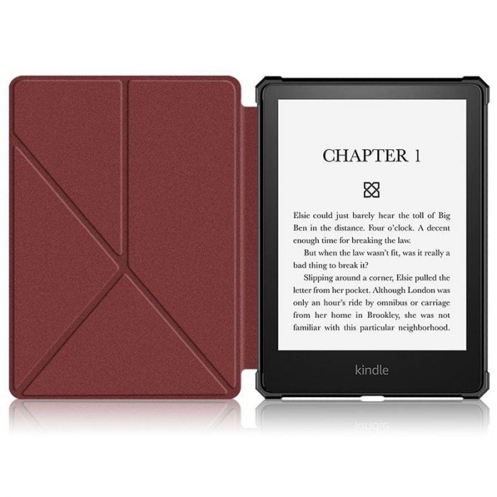 Чохол-книжка BeCover Ultra Slim Origami для Amazon Kindle Paperwhite 11th Gen. 2021 Red Wine (707222)