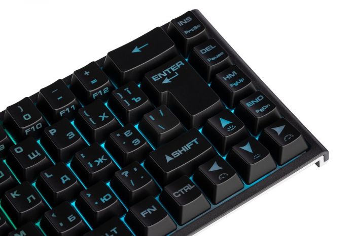 Клавіатура 2E Gaming KG350UBK RGB Ukr Black (2E-KG350UBK)