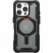 Чохол-накладка Urban Armor Gear Magsafe для Apple iPhone 16 Pro Plasma XTE Black/Orange (114474114097)