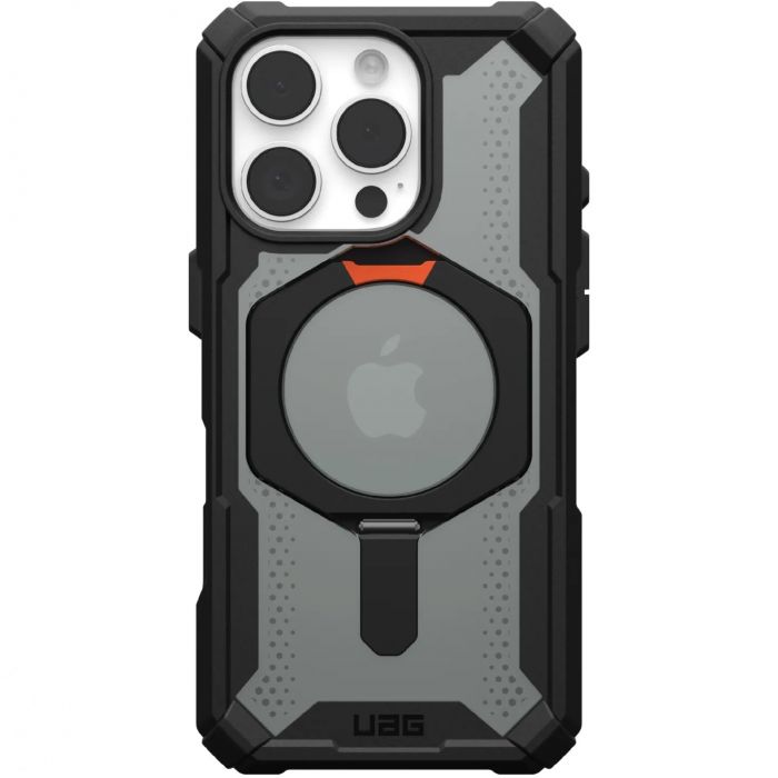 Чохол-накладка Urban Armor Gear Magsafe для Apple iPhone 16 Pro Plasma XTE Black/Orange (114474114097)