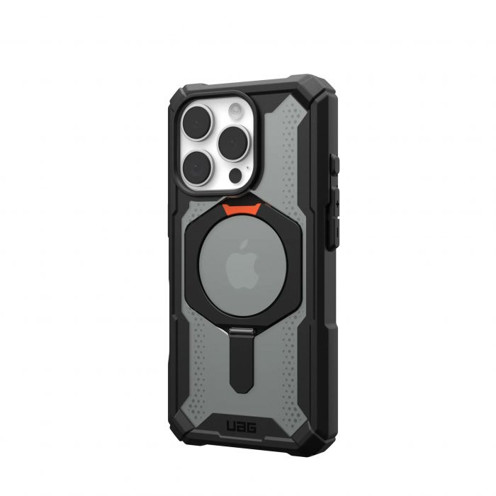 Чохол-накладка Urban Armor Gear Magsafe для Apple iPhone 16 Pro Plasma XTE Black/Orange (114474114097)