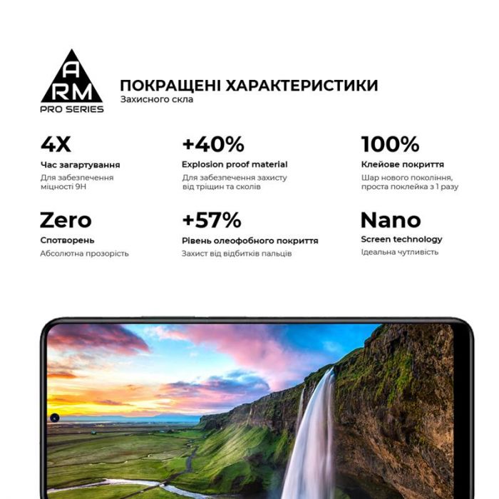 Захисне скло Armorstandart Pro для Xiaomi Redmi Note 11 Pro Black, 0.33mm (ARM60459)