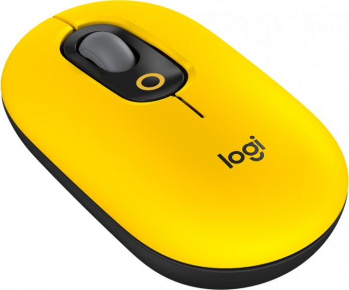 Миша бездротова Logitech POP Mouse Bluetooth Blast Yellow (910-006546)