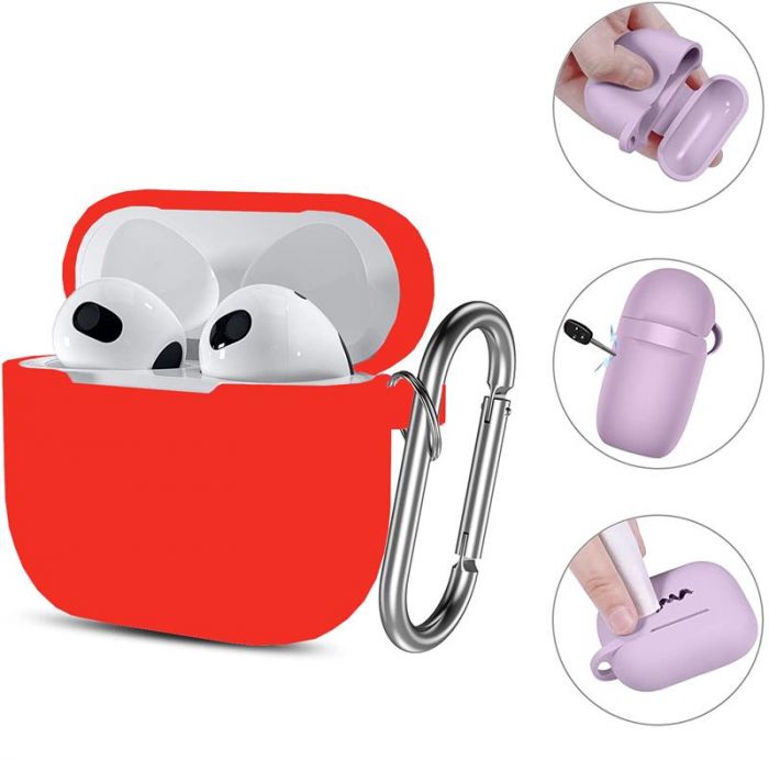 Чохол для навушників BeCover для Apple AirPods (3nd Gen) Red (707186)