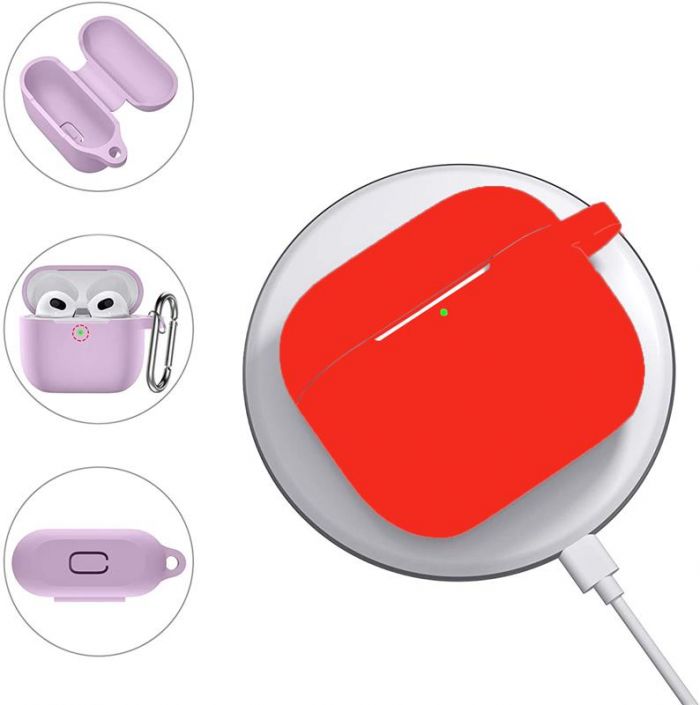 Чохол для навушників BeCover для Apple AirPods (3nd Gen) Red (707186)