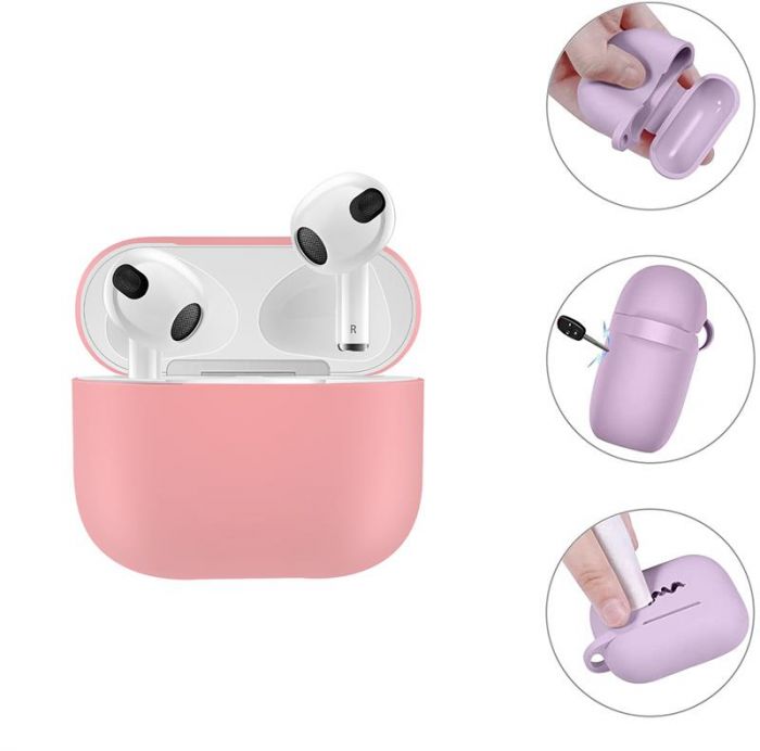 Чохол для навушників BeCover для Apple AirPods (3nd Gen) Grapefruit-Pink (707231)