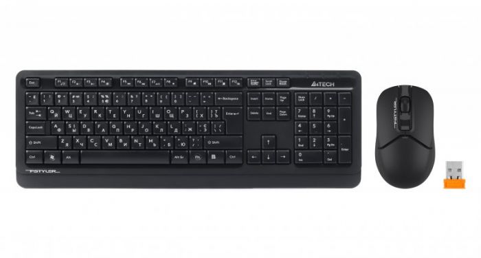 Комплект (клавіатура, миша) бездротовий A4Tech FG1012 Black USB