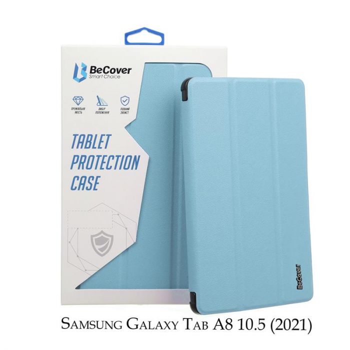 Чохол-книжка BeCover Smart для Samsung Galaxy Tab A8 SM-X200/SM-X205 Light Blue (707265)