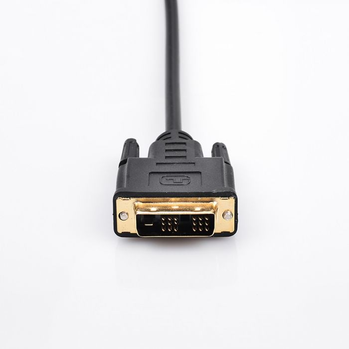 Кабель Prologix Premium HDMI - DVI V 1.3 (M/M), Single Link, 18+1, 0.5 м, Black (PR-HDMI-DVI-P-01-30-05m)