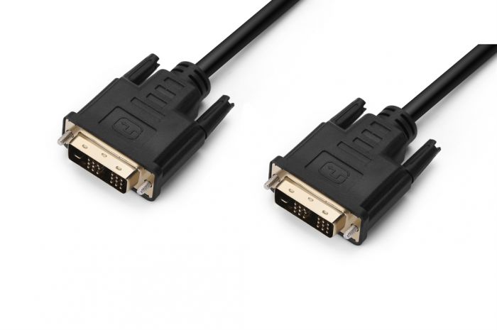 Кабель Prologix DVI - DVI (M/M), Single link,18+1, 1.8 м, Black (PR-DVI-DVI-P-05-28-18m)