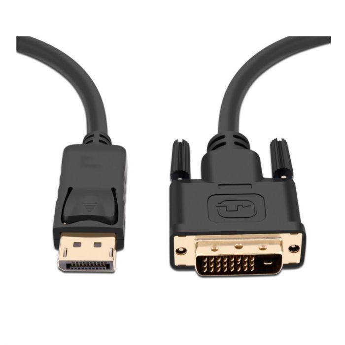 Кабель Prologix DisplayPort - DVI (M/M), 1.8 м, Black (PR-DP-DVI-P-04-30-18m)