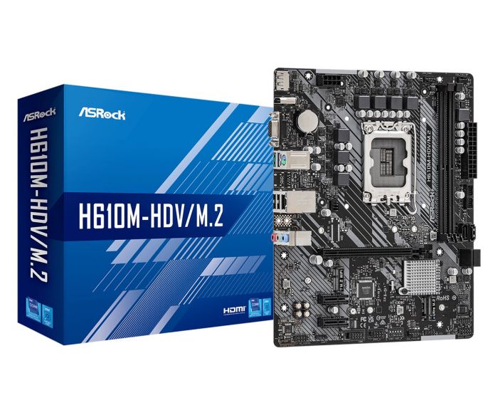 Материнська плата ASRock H610M-HDV/M.2 Socket 1700