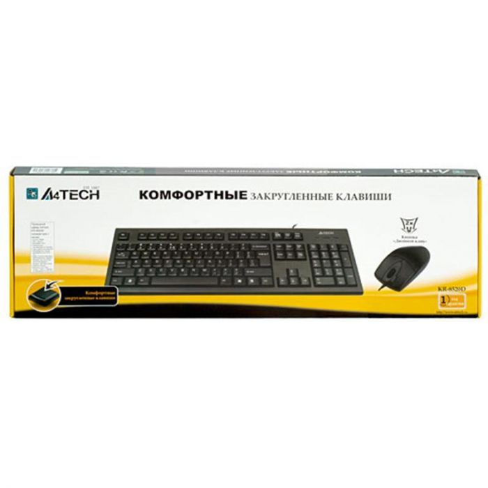 Комплект (клавіатура, миша) A4Tech KR-8520 Black