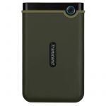 Накопичувач зовнiшнiй HDD 2.5" USB 1.0TB Transcend StoreJet 25M3 Military Green Slim (TS1TSJ25M3G)