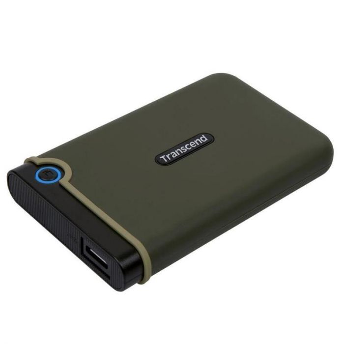 Накопичувач зовнiшнiй HDD 2.5" USB 1.0TB Transcend StoreJet 25M3 Military Green Slim (TS1TSJ25M3G)