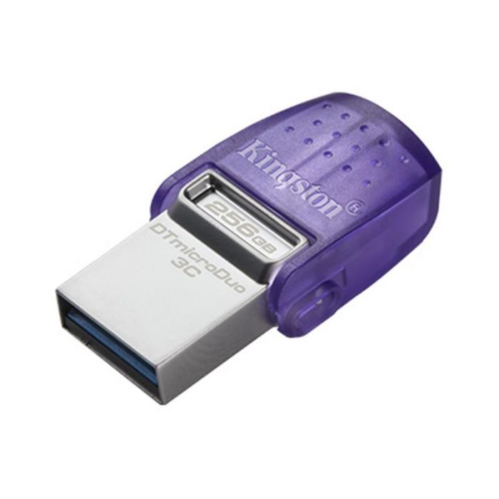 Флеш-накопичувач USB3.2 256GB Type-C Kingston DataTraveler microDuo 3C (DTDUO3CG3/256GB)