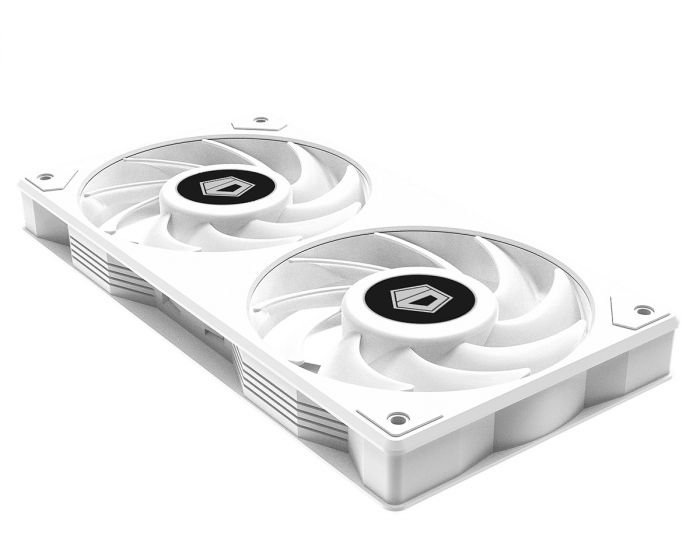 Вентилятор ID-Cooling Icefan 240 ARGB Snow, 245x125x27мм, 3-pin, 4-pin PWM, білий