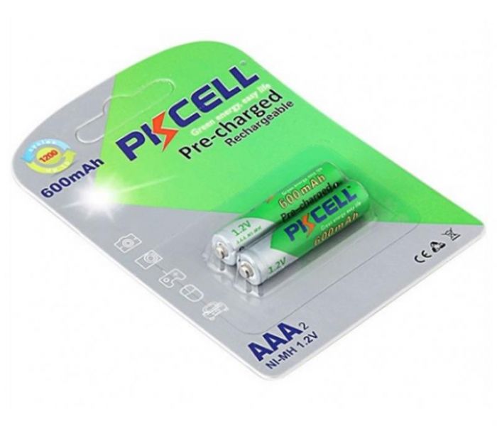 Акумулятор PKCELL Ni-MH AAA/HR03 600 mAh BL 2шт (PC/AAA600-2BA/09324)