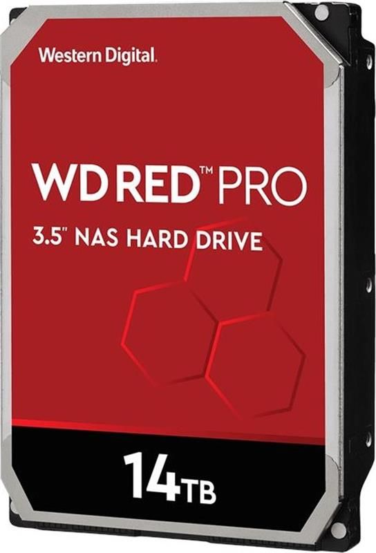 Накопичувач HDD SATA 14.0TB WD Red Pro NAS 7200rpm 512MB (WD141KFGX)