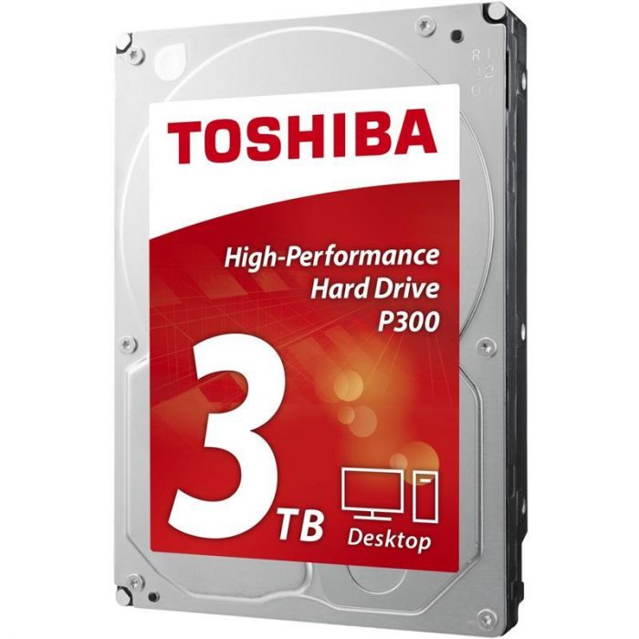 Накопичувач HDD SATA 3.0TB Toshiba P300 7200rpm 64MB (HDWD130UZSVA)