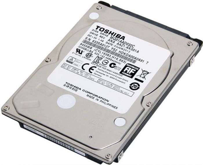 Накопичувач HDD 2.5" SATA 320GB Toshiba 4200rpm 8MB (MQ01AAD032C)