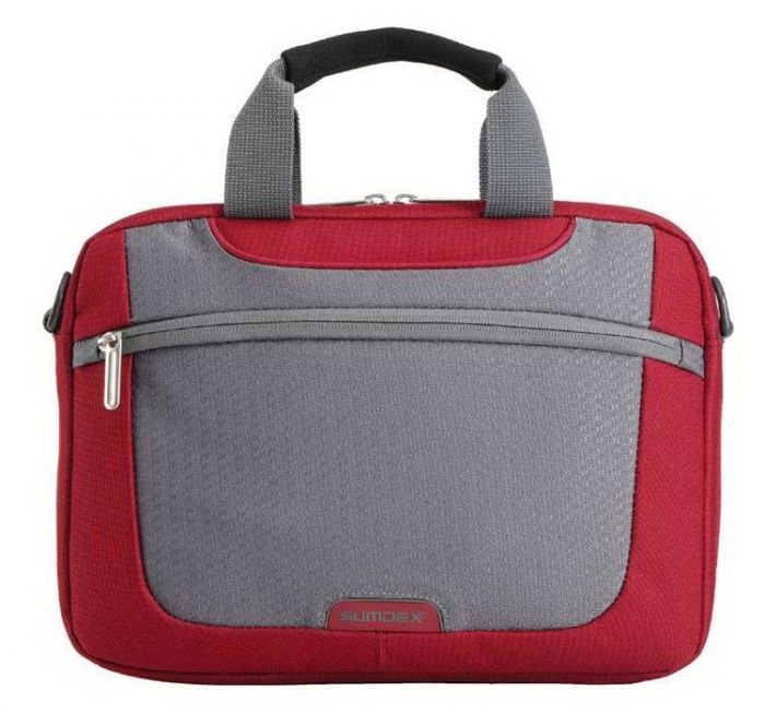 Сумка для ноутбука Sumdex PON-308RD 10" Red/Gray