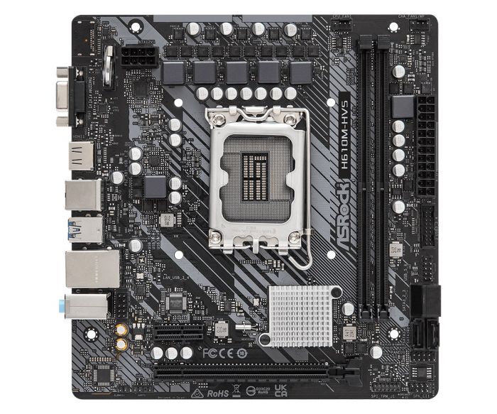 Материнська плата ASRock H610M-HVS Socket 1700