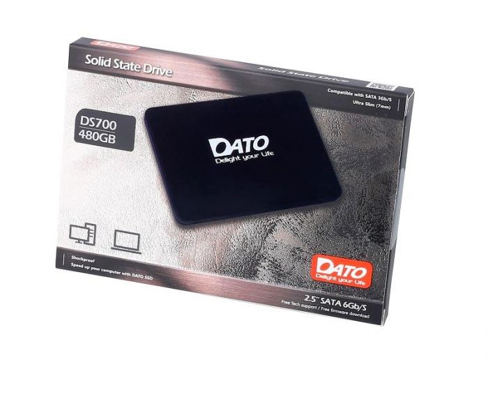 Накопичувач SSD   480GB Dato DS700 2.5" SATAIII TLC (DS700SSD-480GB)