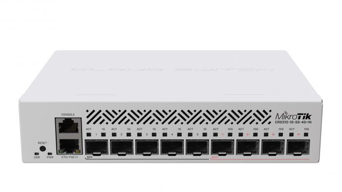 Комутатор MikroTik CRS310-1G-5S-4S+IN