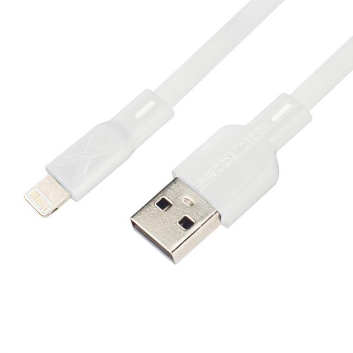 Кабель Proda PD-B18i USB - Lightning (M/M), 1 м, White (PD-B18i-WHT)