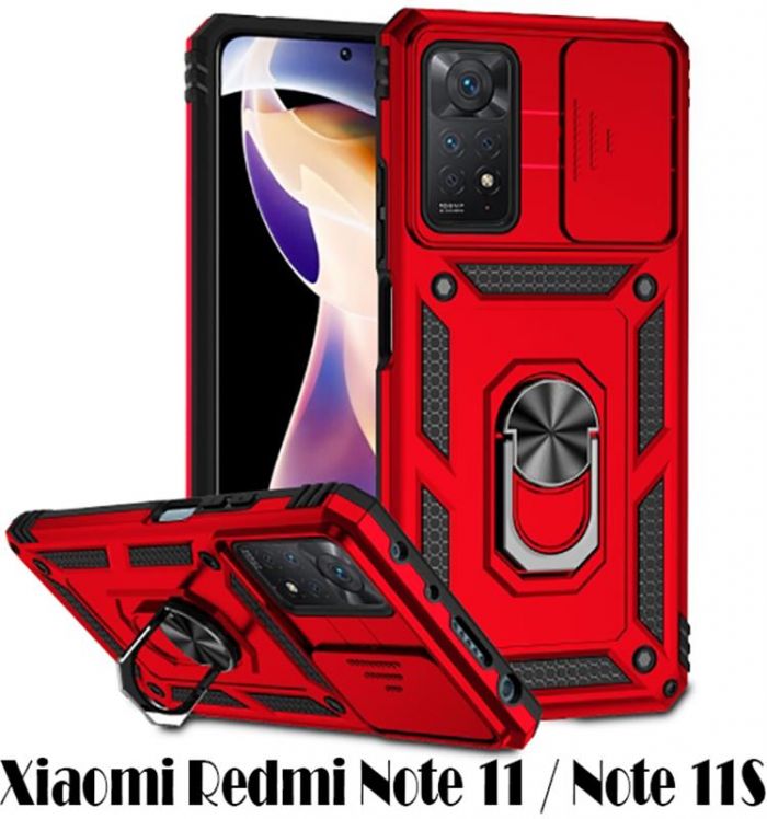 Чохол-накладка BeCover Military для Xiaomi Redmi Note 11/Note 11S Red (707415)