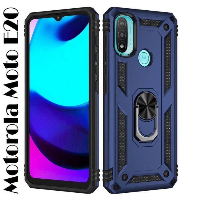 Чохол-накладка BeCover Military для Motorola Moto E20 Blue (707401)