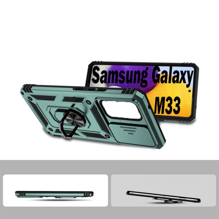 Чохол-накладка BeCover Military для Samsung Galaxy M33 SM-M336 Dark Green (707390)