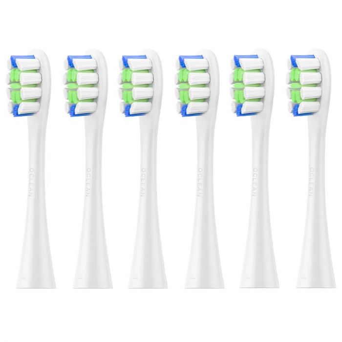 Насадка для зубної електрощітки Oclean P1C1 W06 Plaque Control Brush Head White (6 шт) (6970810552225)