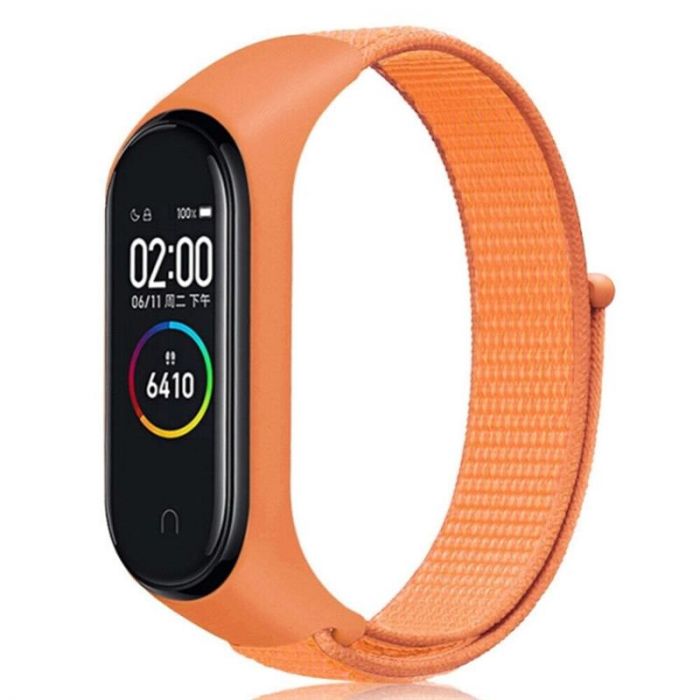 Ремінець BeCover Nylon Style для Xiaomi Mi Smart Band 7 Orange (707665)