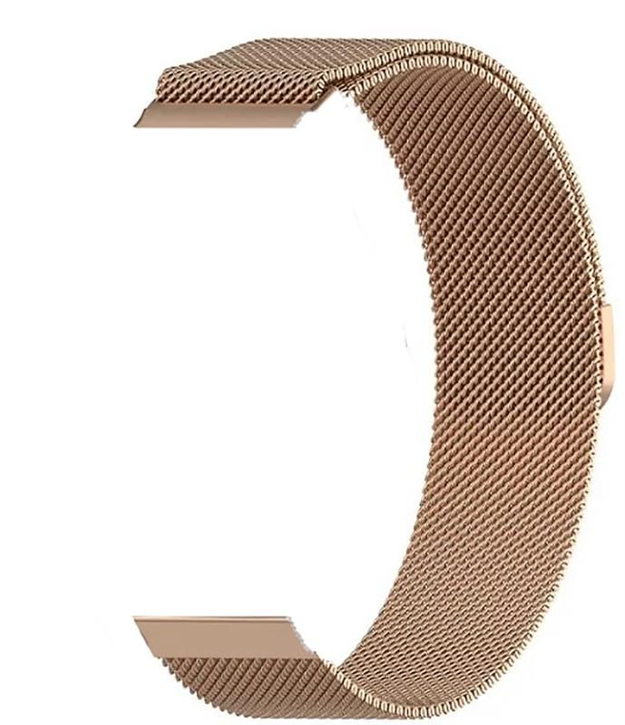 Ремінець BeCover Milanese Style для Xiaomi Amazfit Bip (20mm) Lite/Bip S Lite/GTR 42mm/GTS/TicWatch S2/TicWatch E/GTS 3/GTS 2 mini Brown (707680)