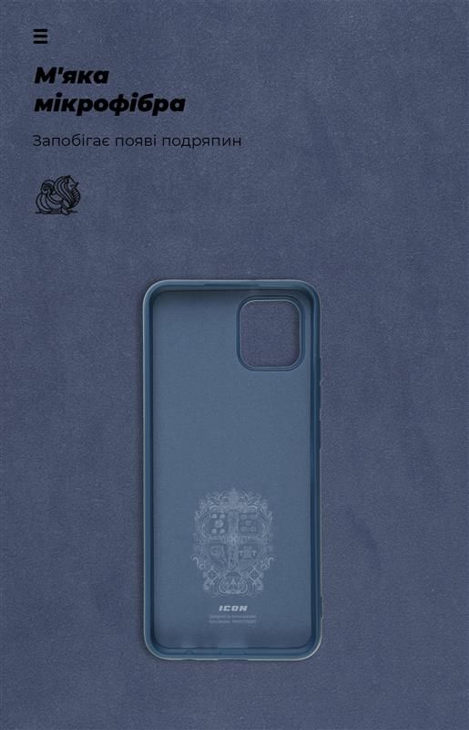 Чохол-накладка Armorstandart Icon для Samsung Galaxy A03 SM-A035 Dark Blue (ARM60876)