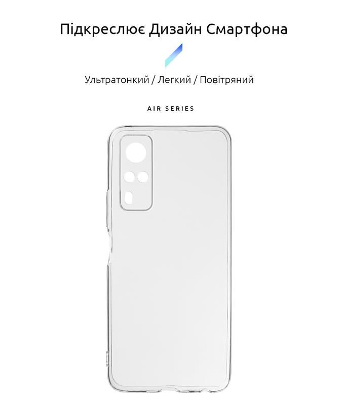 Чохол-накладка Armorstandart Air Series для Vivo Y53s Camera cover Transparent (ARM62184)