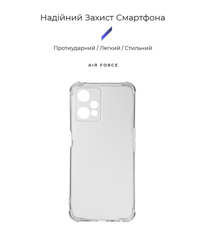 Чохол-накладка Armorstandart Air Force для Realme 9 Pro Camera cover Transparent (ARM62461)