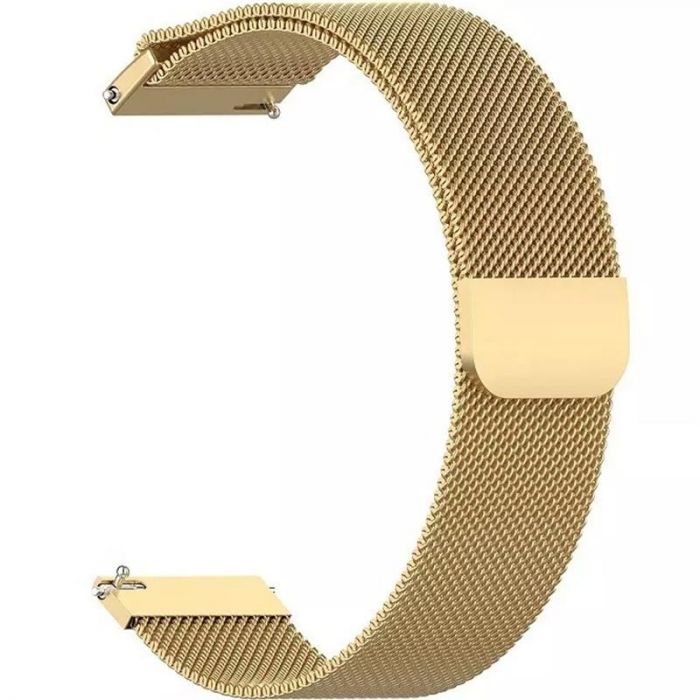 Ремінець BeCover Milanese Style для Amazfit Stratos (22mm)/Stratos 2/2S/3/Amazfit GTR 2/Amazfit GTR 47mm/Amazfit GTR Lite 47mm/Amazfit Nexo/Amazfit Pace/Amazfit GTR 3 Pro Gold (707730)