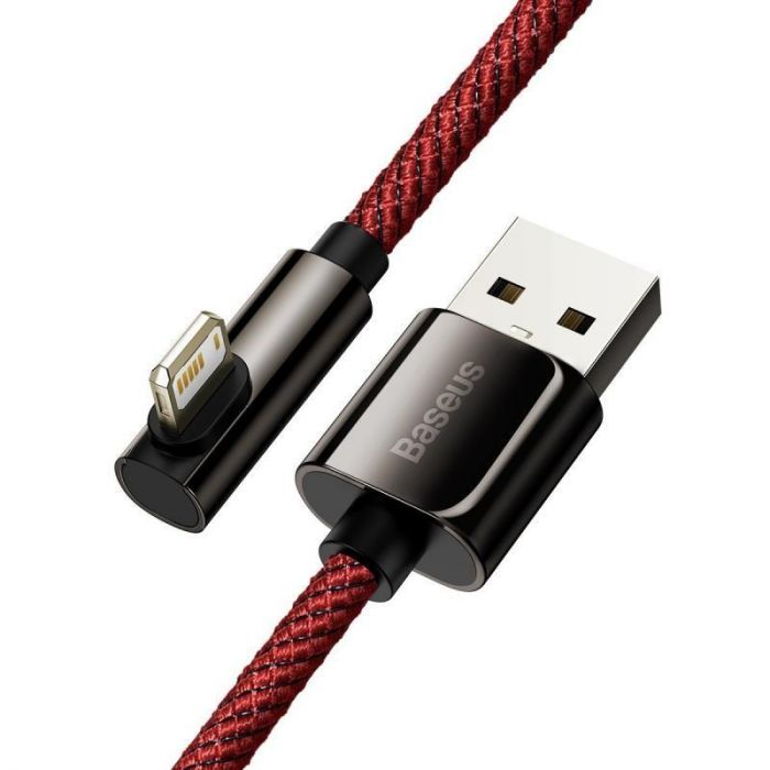 Кабель Baseus Legend Series Elbow USB-Lightning, 1м, Red (CACS000009)