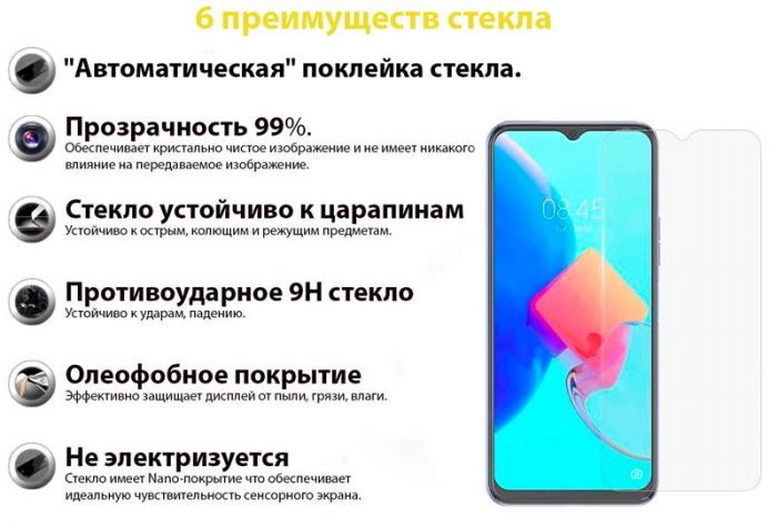 Захисне скло BeCover для Tecno Spark 8p (KG7n) Crystal Clear (707870)