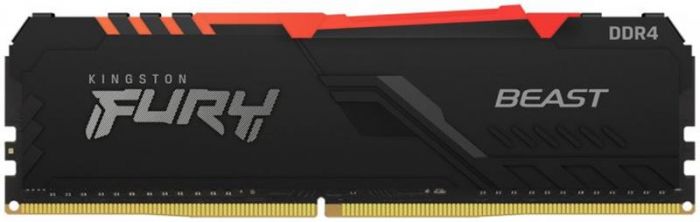 Модуль пам`ятi DDR4 8GB/3600 Kingston Fury Beast RGB (KF436C17BBA/8)